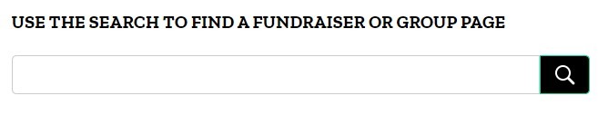 Click here to search for a fundraiser to donate to.