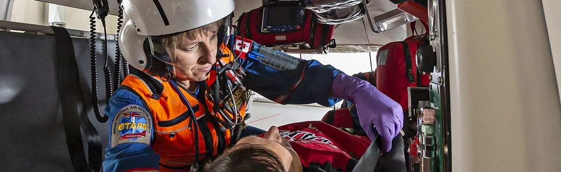 STARS Crew Member and Patient