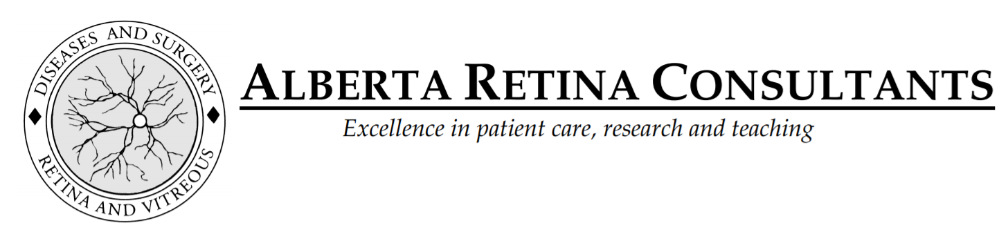 Logo for Alberta Retina Consultants, excellence in patient care, research and teaching