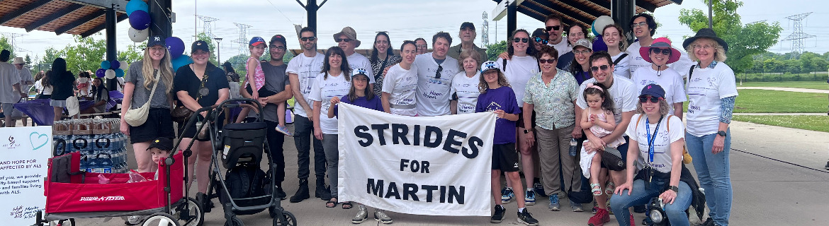 Susan's Page - Team Strides for Martin Banner Image