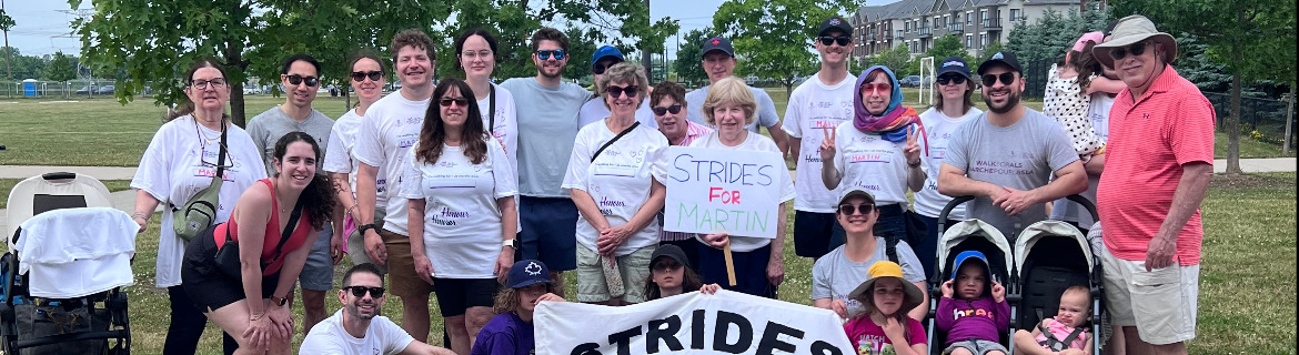 Susan's Page - Team Strides for Martin Banner Image